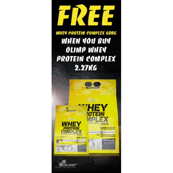 OLIMP WHEYPROTEIN COMPLEX 2,27KG+600g GRATIS